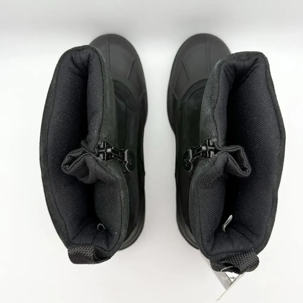 Kamik Mens Champlain 3 Winter Boot Size 12 EU 45 Black Suede Waterproof NIB